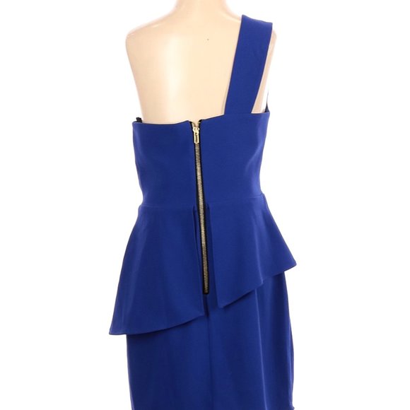 NBD x The Naven Twins ROYAL BLUE ONE SHOULDER DRESS - Picture 2 of 2